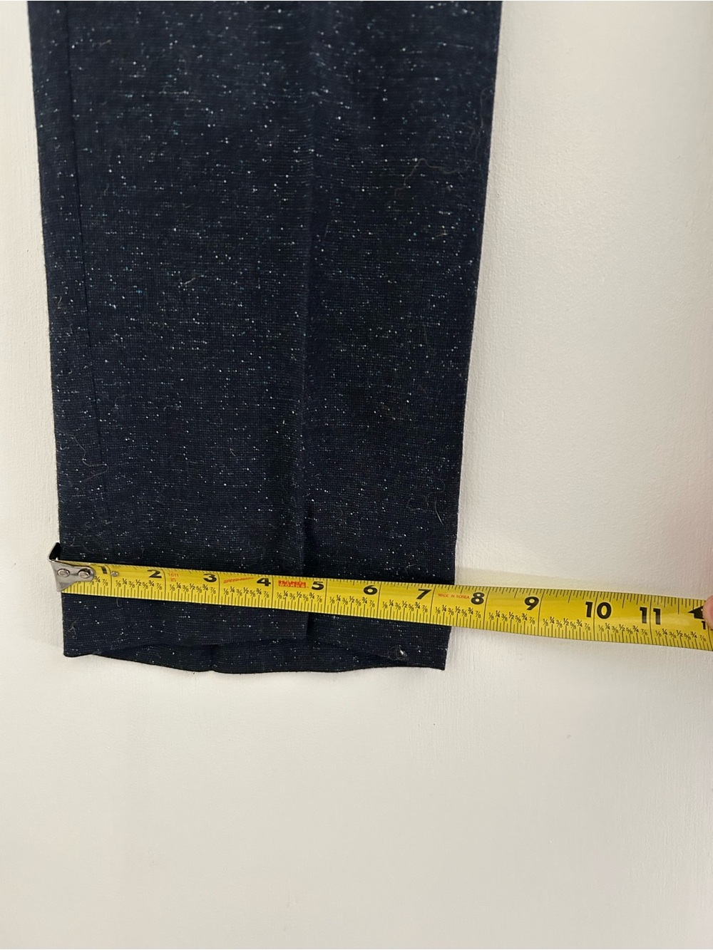 DKNY Men’s 2-Piece Suit - Navy Blue Speckled - Picture 9 of 10